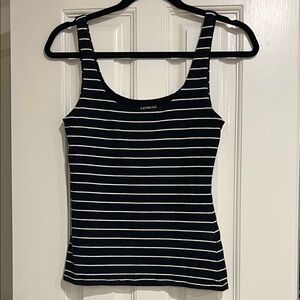 Express Women's Striped Tank Top in Black and White